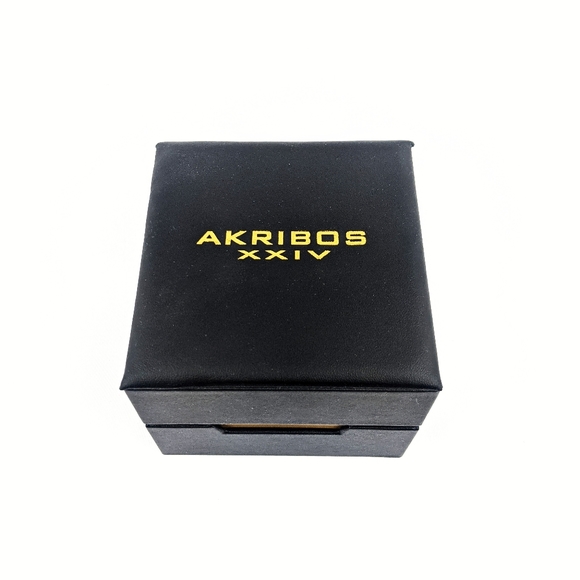 AKRIBOS XXIV Men's Watch Gold - Picture 2 of 2